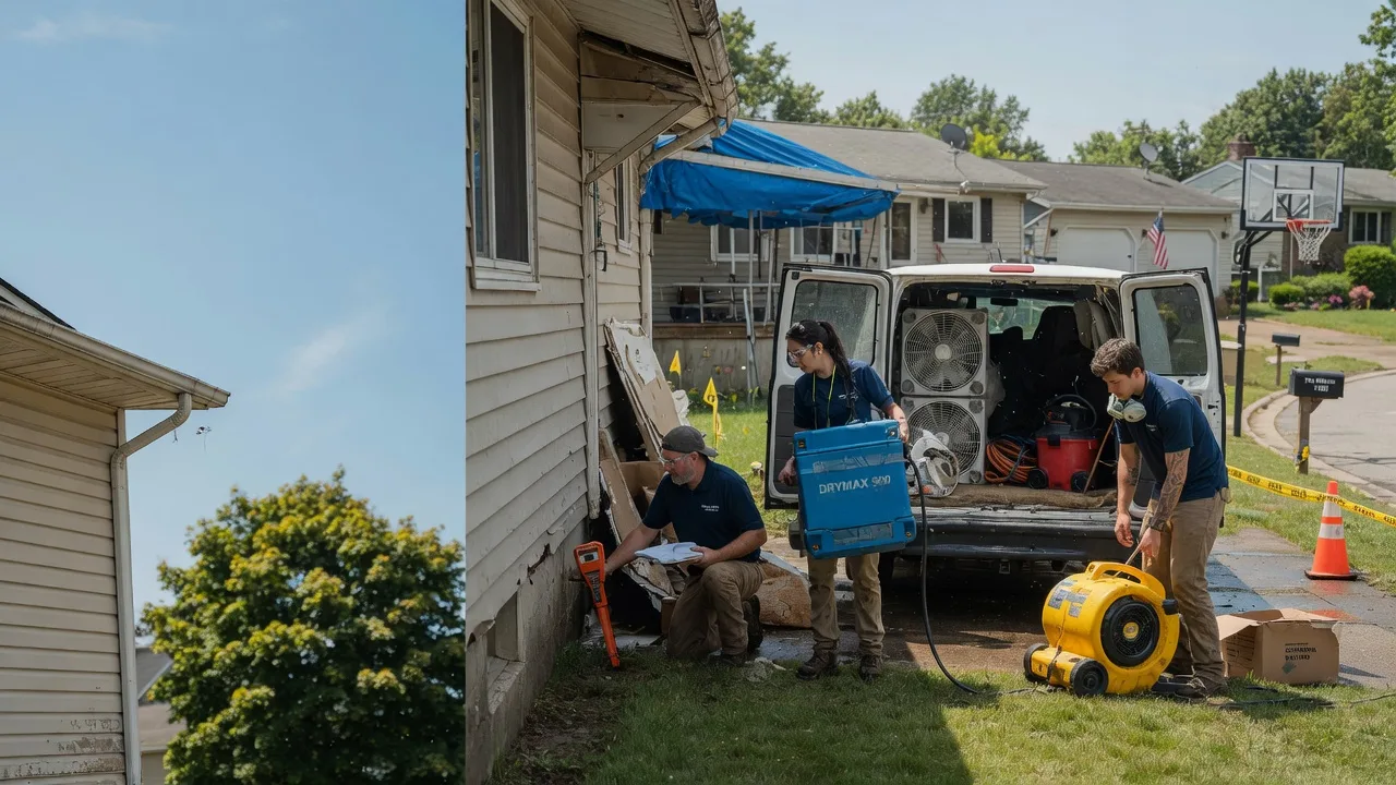 Ceiling Leak Cleanup in Knoxville, IA near me