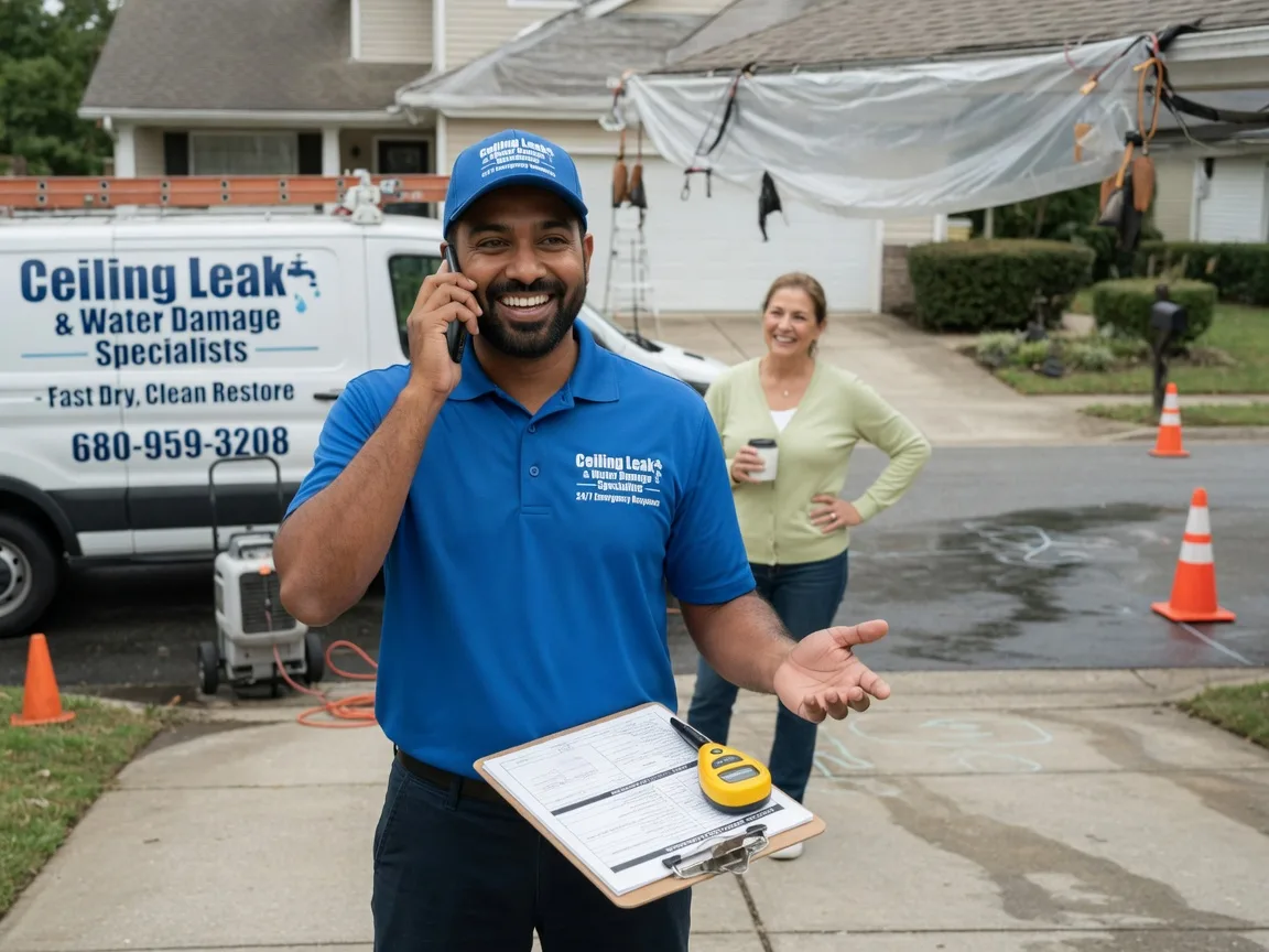 Ceiling Leak Cleanup Knoxville, IA FAQs